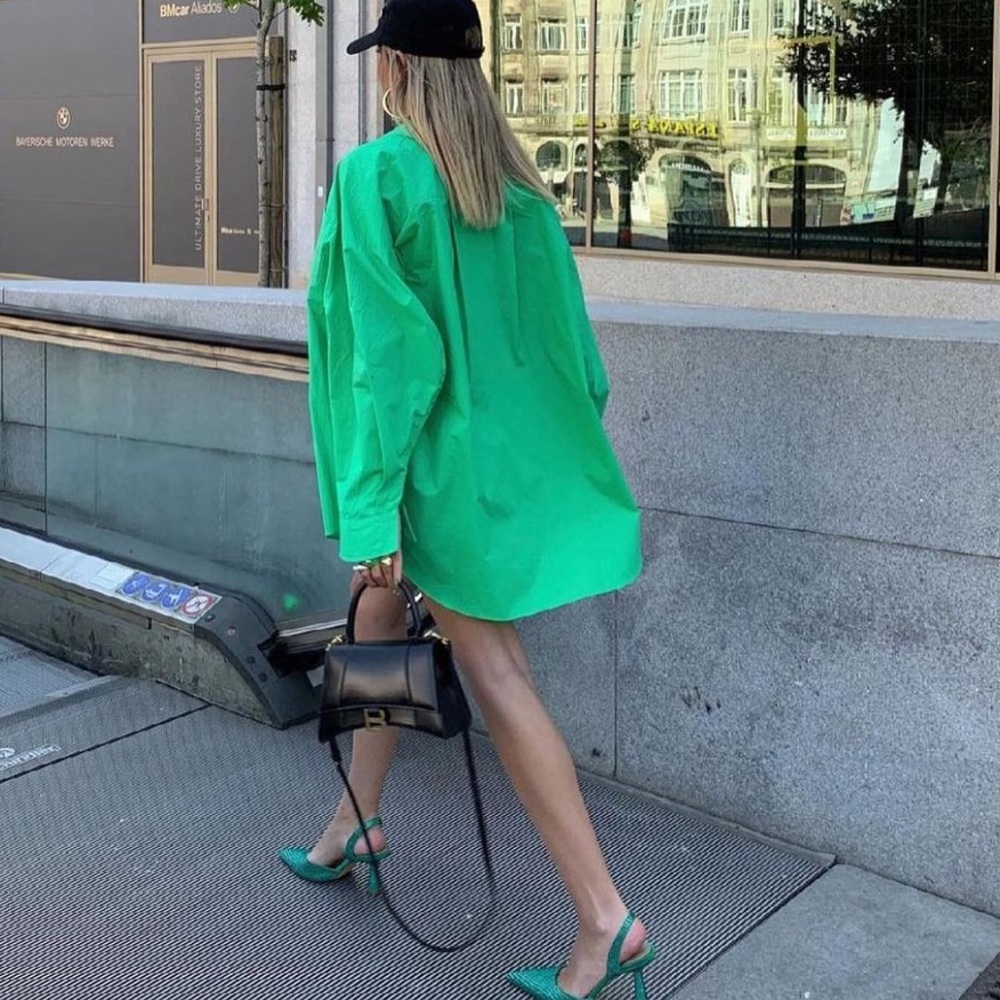 The Frankie Shop viral green shirt